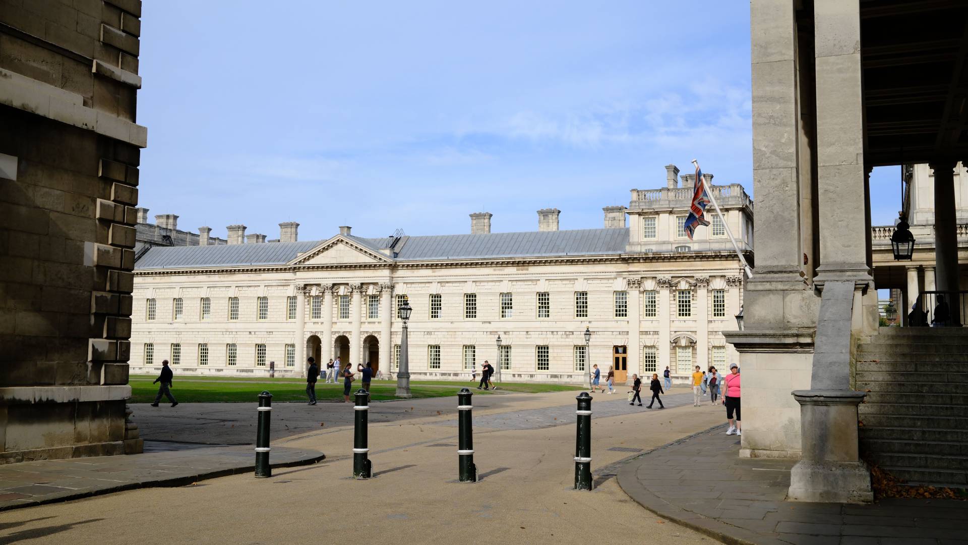 Historic university building in Cambridge